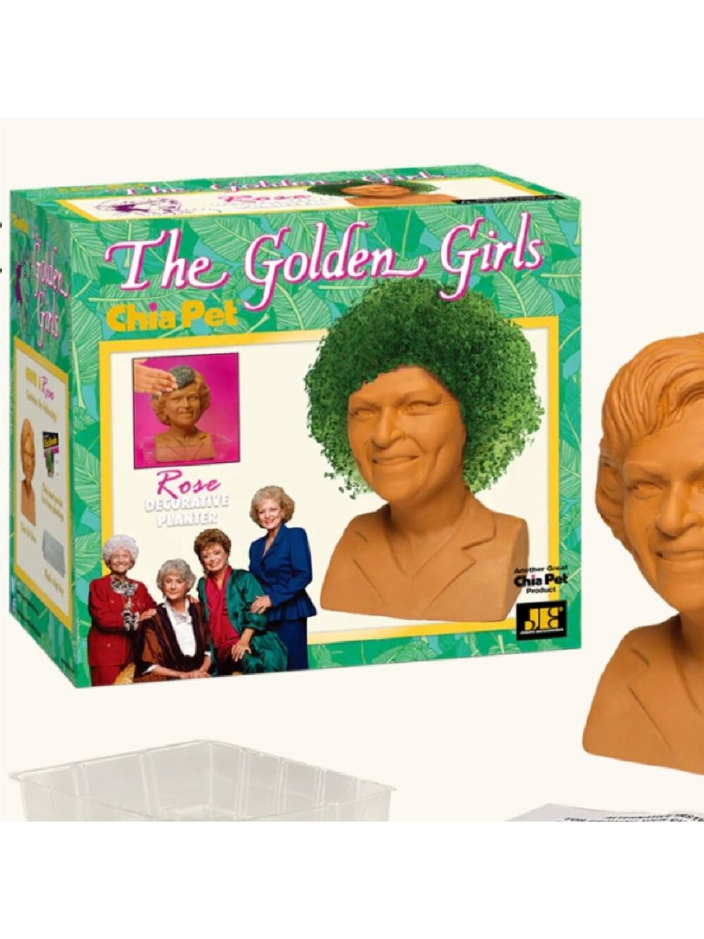 The Golden Girls Chia Pet Rose Decorative Planter